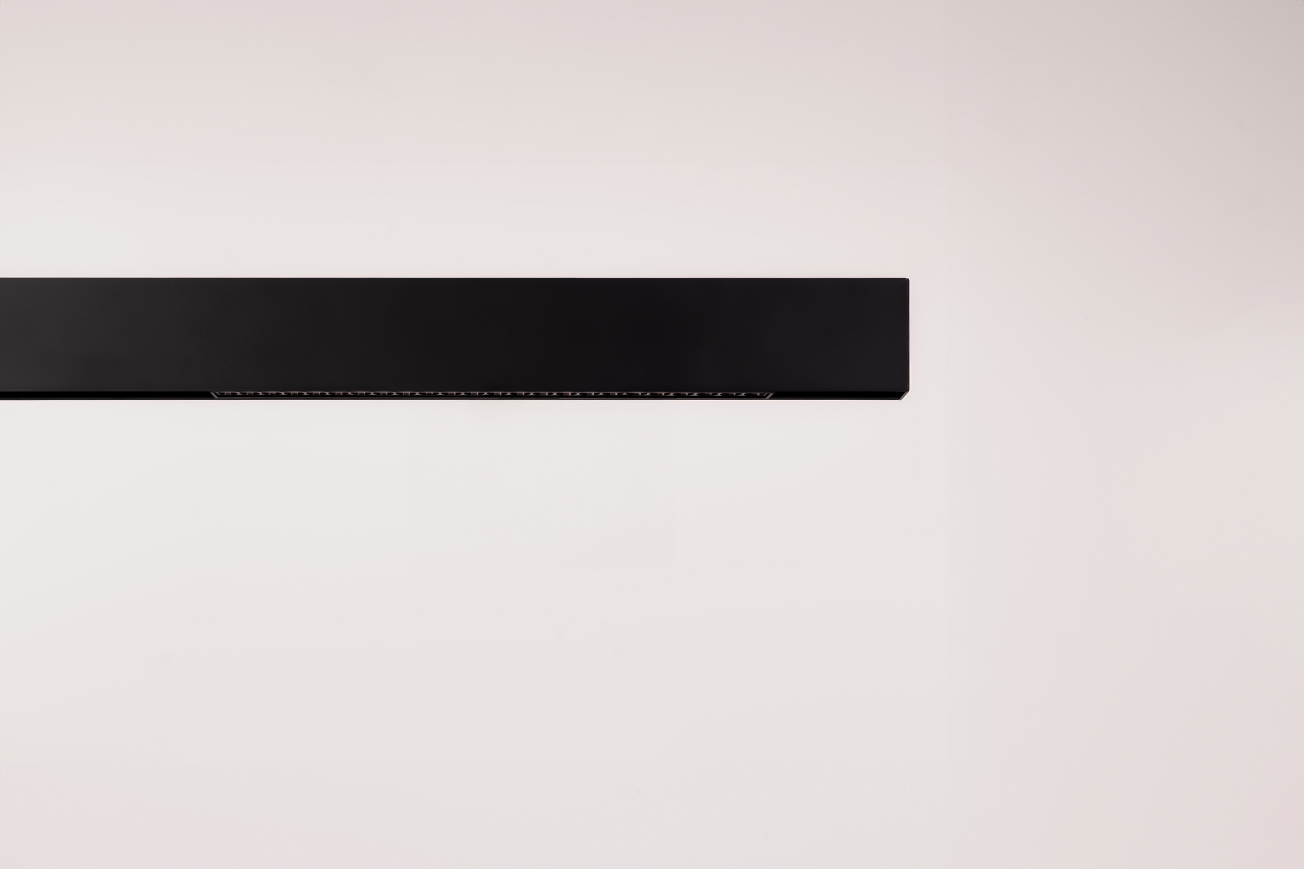 magnetic track system LED matt black module with twenty-four recessed spotlights