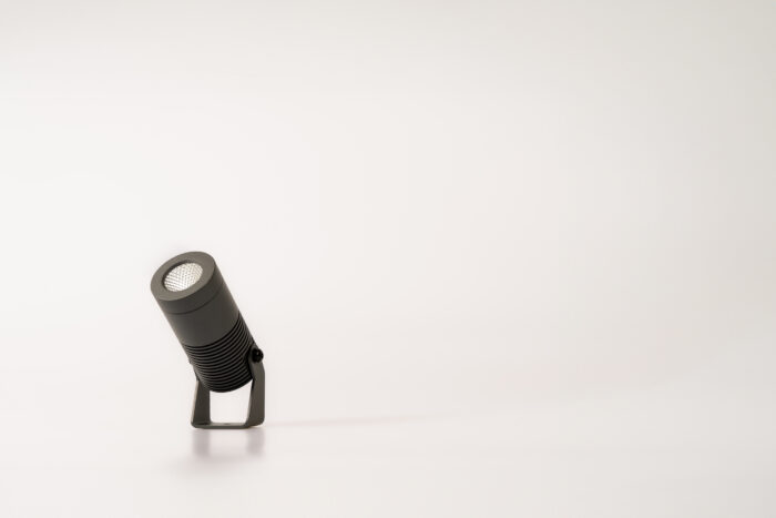 Medium exterior waterproof grey spotlight