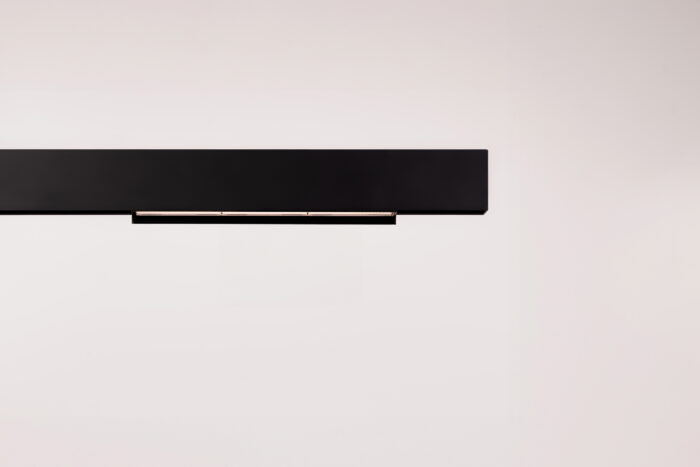 magnetic track system LED matt black medium wall wash module